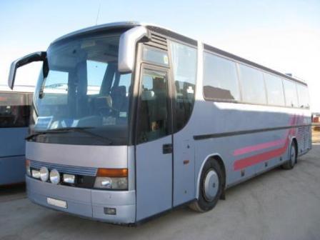 Autobusu noma Alūksnē Setra 44 49 50 55 sēdvietas 